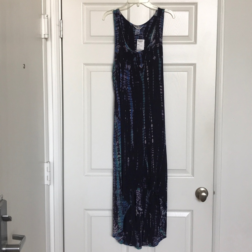 Hard Tail Tie Dye High-Low Tank Dress -  Small